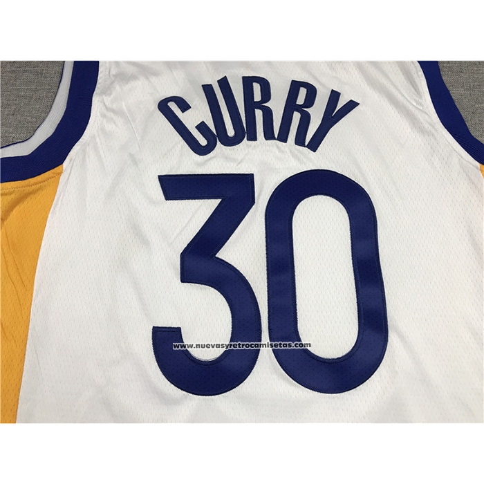 Maglia Golden State Warriors Stephen Curry #30 Association 2021-22 Bianco